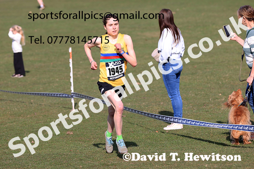 Senior womens 2025 UK CAU Inter Counties Cross Country Champs., Wollaton Park, Nottingham. Photo: David T. Hewitson/Sports for All Pics